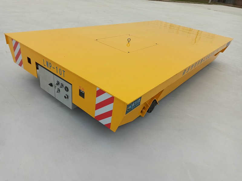 10 Tons Betongprodukter Trackless Transfer Trolley