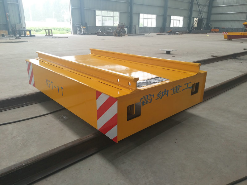Cable Reel Powered Warehouse Flat Car på järnväg med fjärrkontroll
