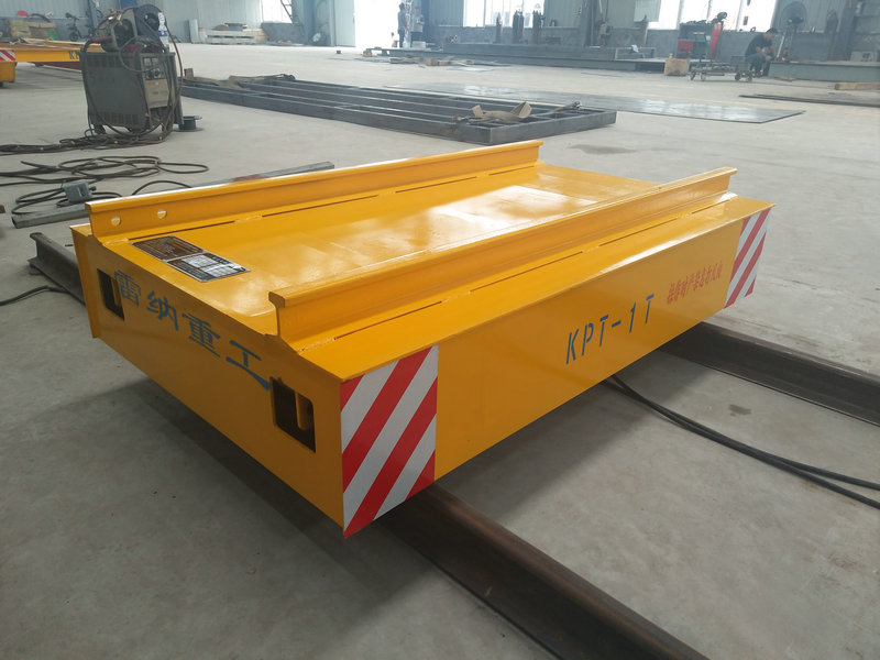 Cable Reel Powered Warehouse Flat Car på järnväg med fjärrkontroll