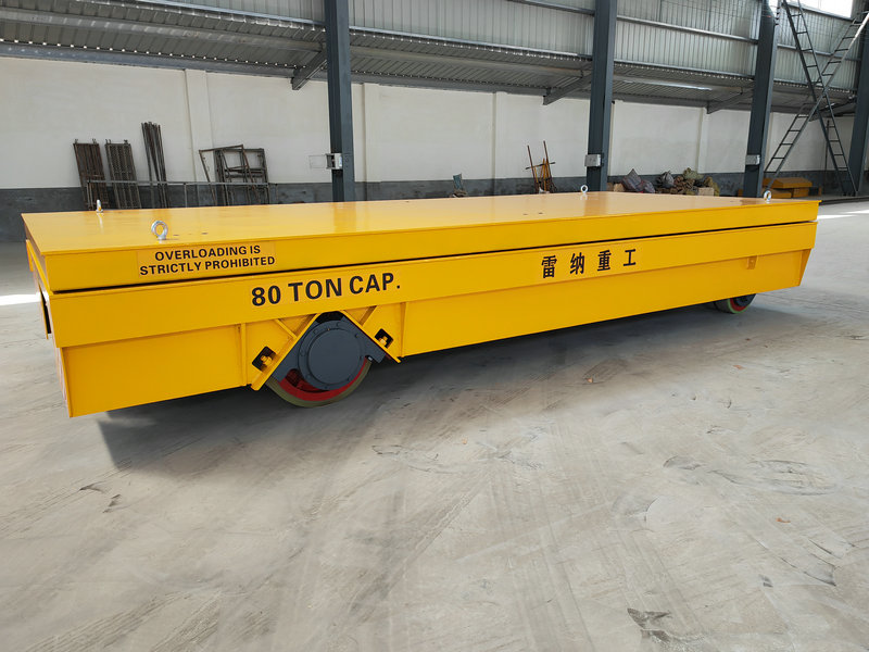 80 Tons Heavy Duty Hydraulisk Lyft Trackless Cart