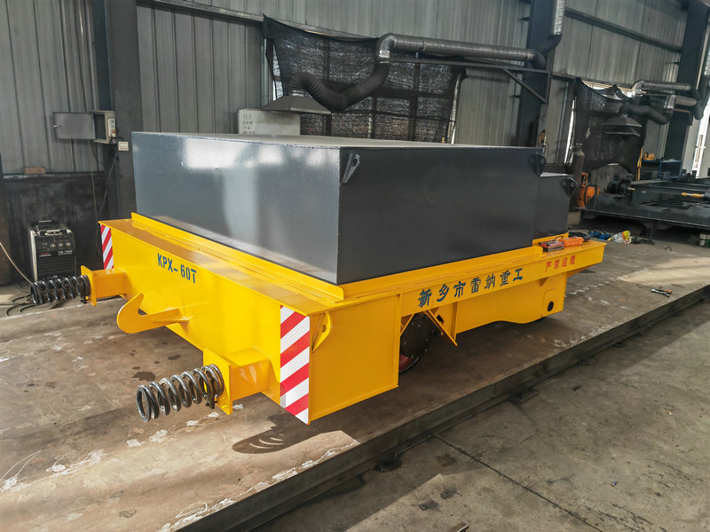 60 Tons verkstad Rail Electric Transfer Cart