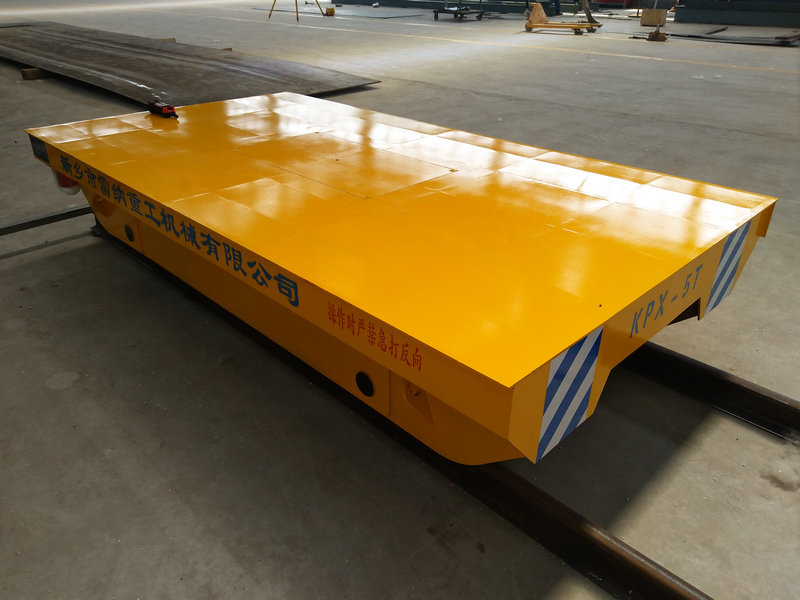 Stålrör 5 Tons Batteri Rail Transfer Trolley