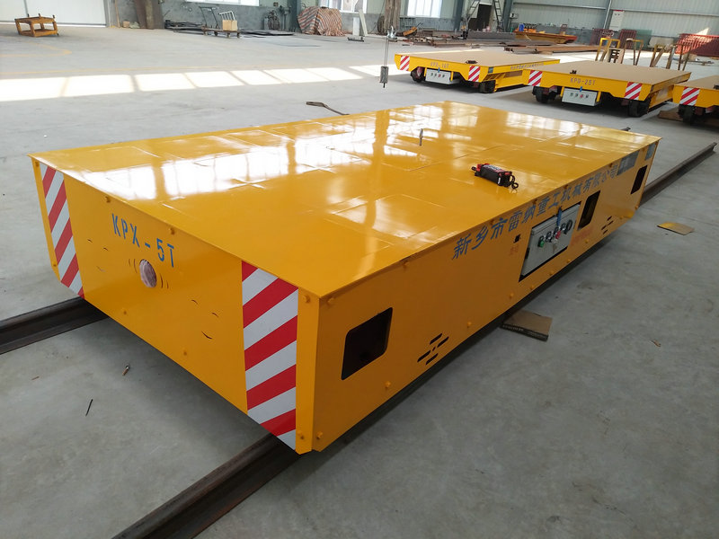5 Tons Battery Rail Material Transfer Traktorvagn