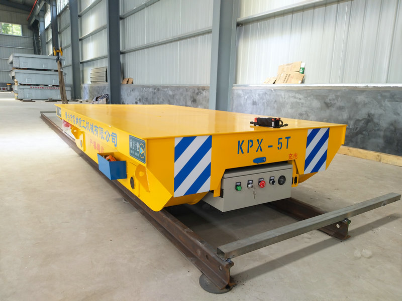 Stålrör 5 Tons Batteri Rail Transfer Trolley