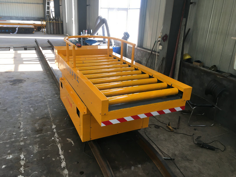 3T Rail vänder elektrisk platt vagn med hiss