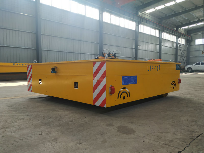 10 Tons Intelligent Trackless Transfer Cart För Tillverkningsindustrin
