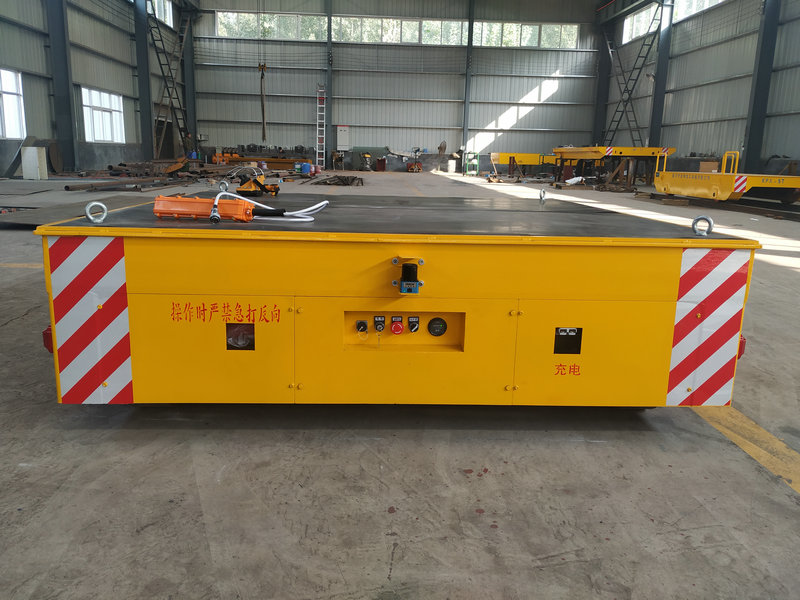 10 Tons Intelligent Trackless Transfer Cart För Tillverkningsindustrin