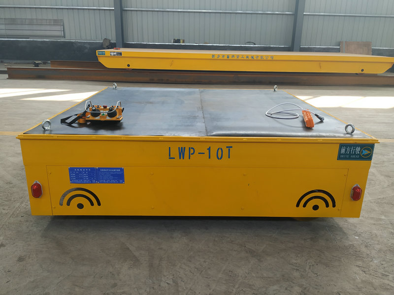 10 Tons Intelligent Trackless Transfer Cart För Tillverkningsindustrin