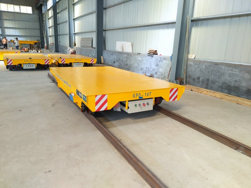 Värmebehandlingsverkstad Low Voltage Rail Electric Transfer Cart