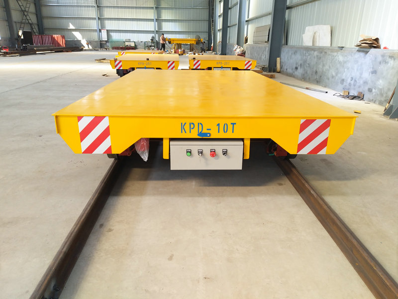 Värmebehandlingsverkstad Low Voltage Rail Electric Transfer Cart