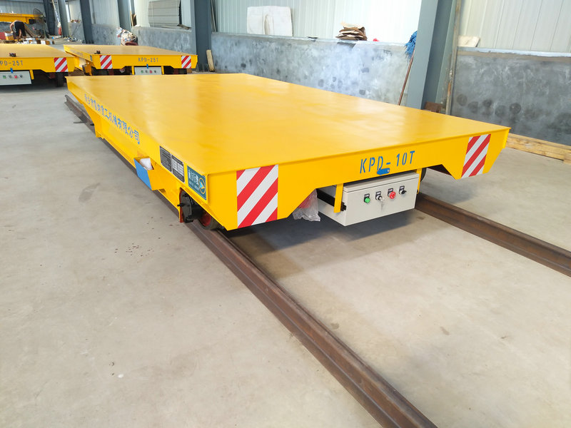 Värmebehandlingsverkstad Low Voltage Rail Electric Transfer Cart