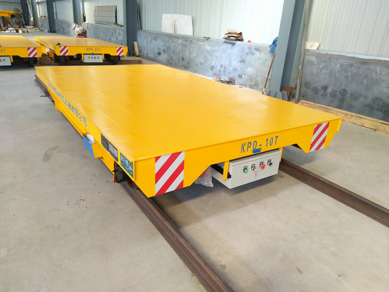 Värmebehandlingsverkstad Low Voltage Rail Electric Transfer Cart
