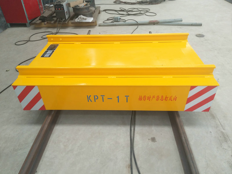 Cable Reel Powered Warehouse Flat Car på järnväg med fjärrkontroll