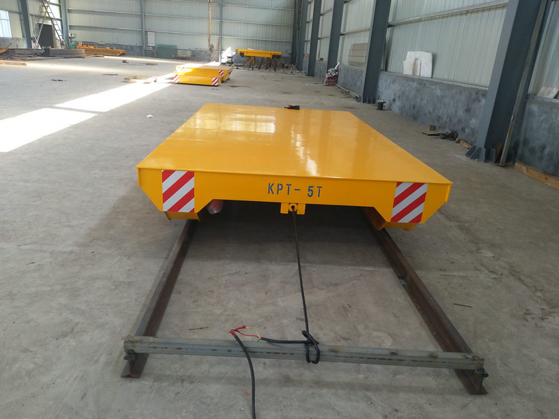 Workshop Track Cable Reel Rail Car Transport 5 Tons Last