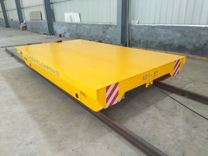 Workshop Track Cable Reel Rail Car Transport 5 Tons Last