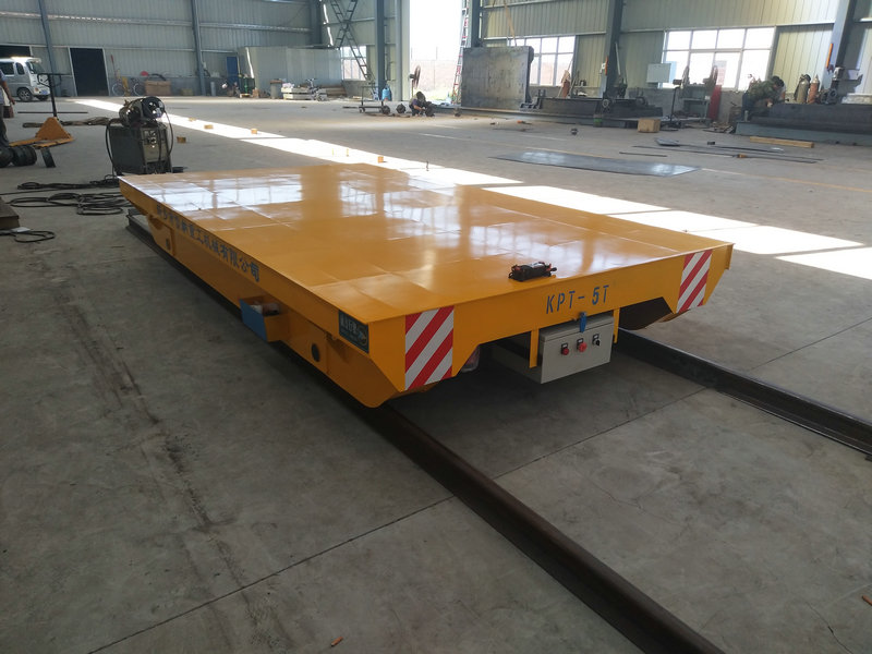 Workshop Track Cable Reel Rail Car Transport 5 Tons Last